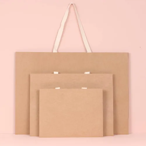 Miniatura 7 de 6 bolsas de papel marrón natural de 21.7 x 6.1 x 15.7 pulgadas (4) bolsas de papel marrón natural, gigantes, gigantes, enormes XL, gruesas