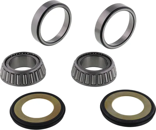 All Balls Racing 22-1024 - Kit de juntas de rodamiento de vástago de dirección compatible con/repuesto para BMW Hyosung Sherco Suzuki Yamaha