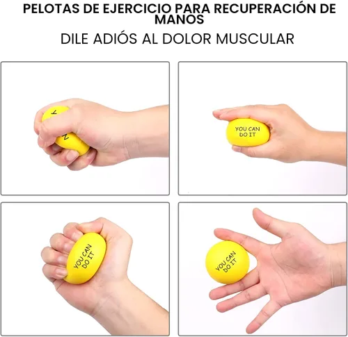 Miniatura 3 de Lumarice Bolas antiestrés (paquete de 5) para niños y adultos, bolas de alivio del estrés con quetos motivacionales, bolas de ejercicio de mano