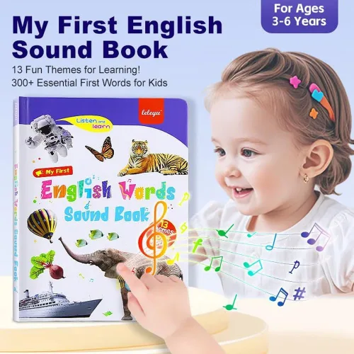 Miniatura 4 de Mi Primer Libro de Palabras en Inglés con Sonido – Más de 470 Palabras, Libros de Audio para Niños 100 Libros de Aprendizaje de Inglés Parlantes 3y+