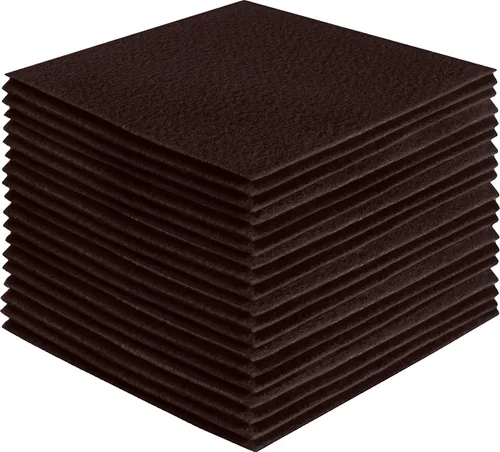 Miniatura 9 de FabricLA Hojas de fieltro acrílico para manualidades, cuadrados de fieltro precortados suaves de 4 x 4 pulgadas (3.9 in x 3.9 in), utiliza hojas