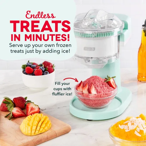 Miniatura 2 de DASH - Máquina de Hielo Raspado - Elaborador de Postres Congelados para Conos de Nieve, Granizados, Cócteles y Más - Fácil de Usar y Limpiar