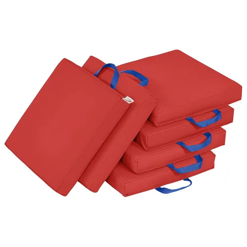 Miniatura 28 de ECR4Kids SoftZone - Cojines de suelo, cuadrados, asientos flexibles, surtidos, 6 piezas