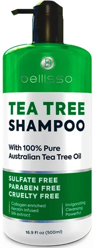 Miniatura 3 de BELLISSO Set de champú y acondicionador de aceite de árbol de té y champú de aceite de árbol de té