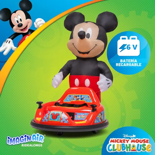Miniatura 8 de Coche de Choque de Mickey Mouse de 6V para Niños Pequeños - Juguete Montable para Niños Pequeños, Coche de Choque Eléctrico para Niños