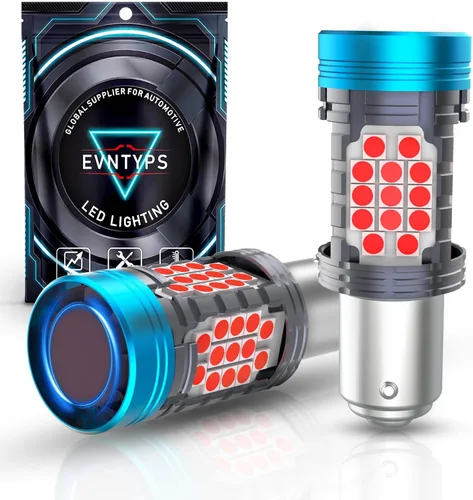 Miniatura 14 de 1157 Bombilla LED Ámbar, 2057 7528 2357A Bombilla LED de Señal de Giro con Resistencia Integrada CANBUS Libre de Errores, Bombilla Intermitente