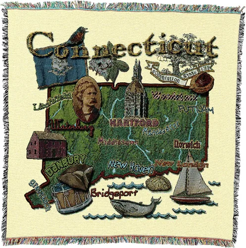 Miniatura 30 de Pure Country Weavers State of Alabama - Manta cuadrada para regalo, manta de tapiz tejida de algodón, fabricada en los Estados Unidos