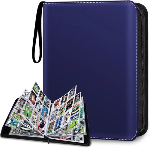 Miniatura 10 de Carpeta de Álbum de Tarjetas Coleccionables de 900 Bolsillos, Carpeta de Tarjetas de Béisbol con Fundas, Álbum Coleccionable para Tarjetas