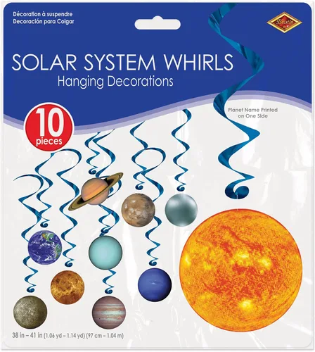 Miniatura 4 de Remolinos del Sistema Solar (10 paquetes), talla única Se ajusta a la mayoría, Multicolor