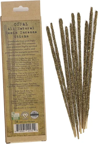 Miniatura 2 de Prabhuji's Gifts Varillas de incienso para manchar – Incienso de copal – Incienso hecho a mano – Incienso espiritual – Varillas aromáticas hechas