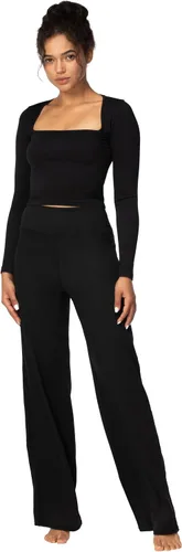 Miniatura 5 de Sunzel Pantalones de yoga acampanados para mujer con pierna ancha y cintura alta, control de abdomen, pantalones de corte de bota
