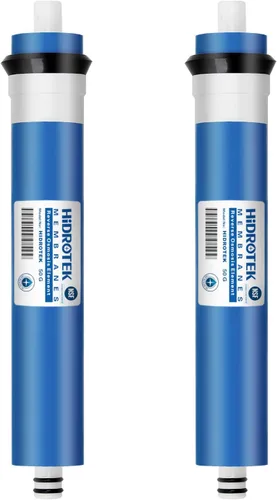 Geekpure Membrana de ósmosis inversa RO 50 GPD -Certificado NSF Filtro de agua de reemplazo -Pack 2