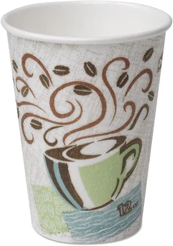 Miniatura 9 de Georgia-Pacific PerfecTouch 5342DX WiseSize Coffee Dreams - Vaso de papel aislante, capacidad de 12 onzas (caja de 20 mangas, 25 por manga)