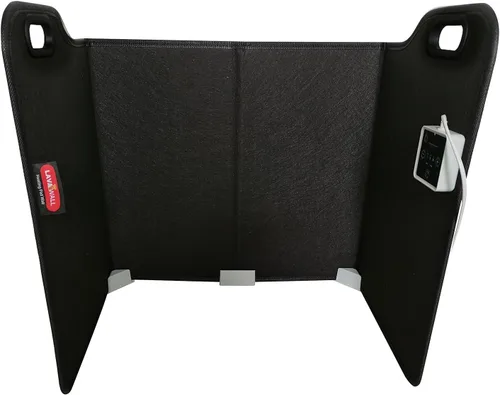 Lavawall - Calentador eléctrico de pared: calentador de espacio portátil para oficina y hogar, temporizador y termostato, seguro y silencioso para