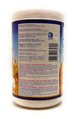 Miniatura 3 de Quaker Avena con Hierro 11.6 OZ Avena instantánea con mezcla de cereales de hierro