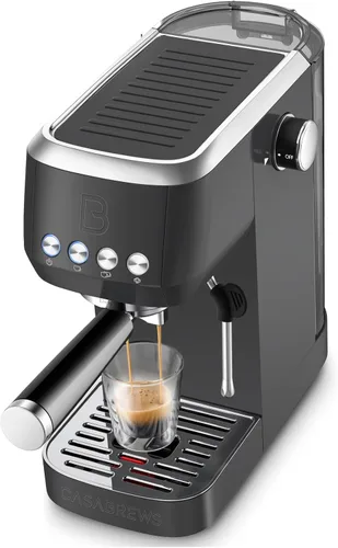 Miniatura 10 de CASABREWS 3700 Essential Máquina de café expreso de 20 bares, cafetera de acero inoxidable con espumador de leche al vapor, máquina de café expreso