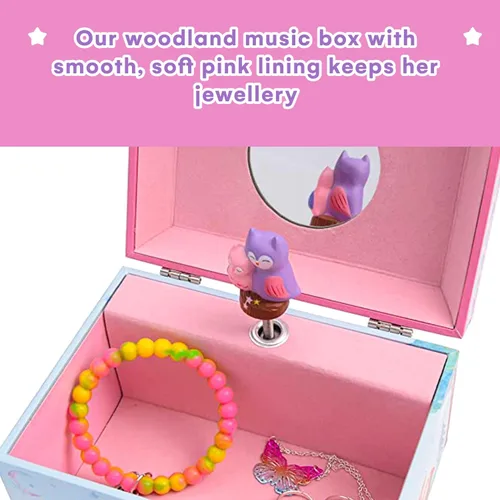 Miniatura 4 de JewelKeeper - Joyero musical grande con 2 cajones