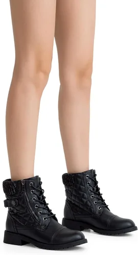 Miniatura 2 de Vepose - Botas de combate a la moda para mujer, altura al tobillo