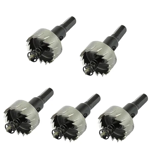Miniatura 5 de TOGU Broca de acero de alta velocidad tratada térmicamente de 1-1/10 pulgadas (1.102 in), rosca en espiral, avellanado, 10 paquetes