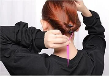 Miniatura 8 de 1 Unidad(2 piezas) Plástico Magic Hair Braid Cola de caballo Herramienta Clip Herramienta Simple DIY Estilo de Cabello Accesorios Estilo Estilo Azul