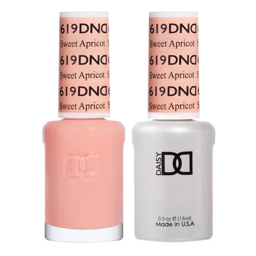 Miniatura 9 de DND - Juego de esmaltes de gel, colección beige nude, esmalte de gel UV/LED y esmalte de uñas secado al aire, dúo de esmalte a juego sin astillas