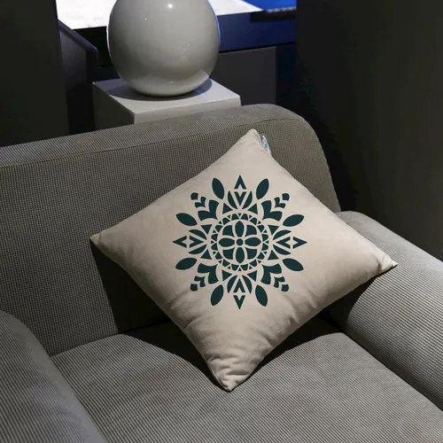 Miniatura 3 de 3 plantillas de mandala de patrón extra grandes, plantillas reutilizables de pintura de puntos de mandala, plantillas de pintura en aerosol floral