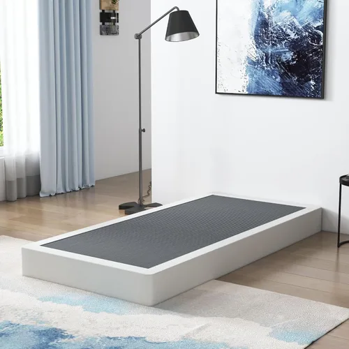 Miniatura 12 de Vehowy Somier de perfil bajo, tamaño matrimonial, somier de 3 pulgadas para cama matrimonial, base de colchón resistente, base de cama de metal, 3