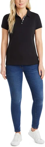 Miniatura 2 de Nautica Camisa polo de manga corta de 3 botones transpirable 100% algodón para mujer
