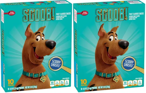 Miniatura 15 de Scooby-Doo Snacks con sabor a frutas, sin gluten, aperitivos para niños, 10 unidades, 8 onzas (paquete de 8)