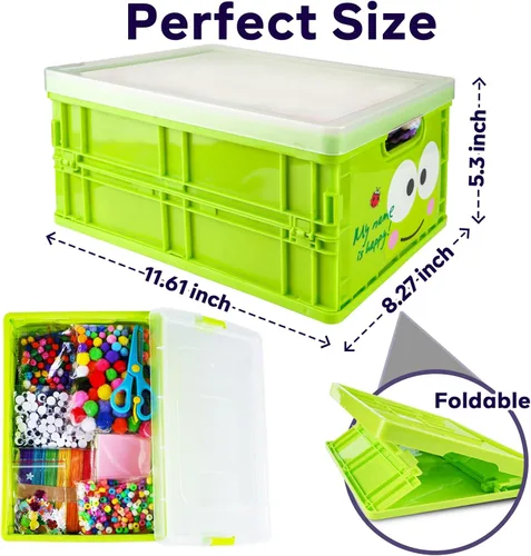 Miniatura 2 de FUNZBO Suministros de Arte y Manualidades Navideñas para Niños - Kits de Manualidades con Limpiapipas, Adhesivos de Paleta, Papel de Construcción