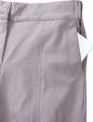 Miniatura 4 de CRZ YOGA Pantalones de entrenamiento ligeros y transpirables para mujer, con cremallera, cintura alta, elásticos con cierre de botón