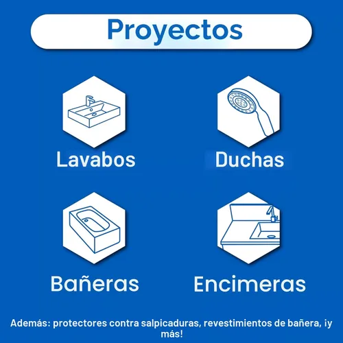 Miniatura 4 de GE Calafateo de silicona avanzado para cocina y baño, transparente, tubo de 2.8 onzas líquidas, 1 paquete, sellador de silicona 100% impermeable