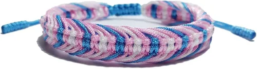 LAMIBEE Pulsera tibetana con diseño de pansexualidad bisexual LGBT Proud Love Brazaletes de cuerda de amuleto y bohemio para mujeres y hombres hilo