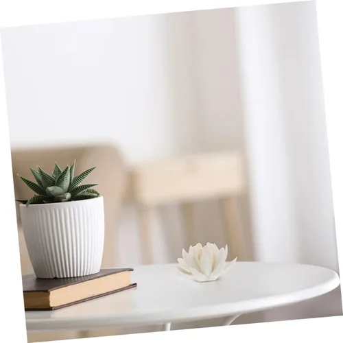 Miniatura 6 de ORFOFE 1pc Lotus - Placa de incienso decorativa para incienso, cono de porcelana, plato de incienso de cerámica, cerámica, cerámica, soporte