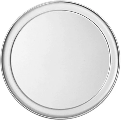 American Metalcraft HATP6 Sartén de borde ancho, peso pesado, grosor de calibre 14, aluminio, 6 pulgadas de diámetro.