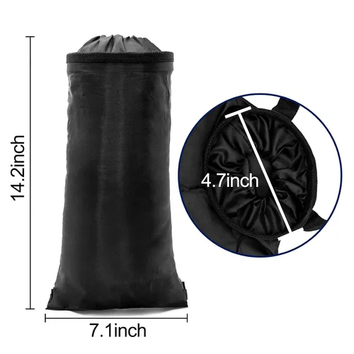 Miniatura 2 de 2 bolsas de basura para automóvil, para colgar en el asiento trasero, bolsa de basura para automóvil con bolsillos de almacenamiento, lavable