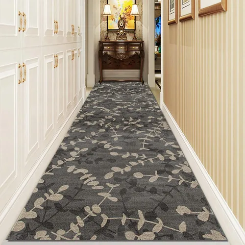 Miniatura 2 de Alfombras de pasillo tradicionales para pasillo, alfombras largas con respaldo de goma antideslizantes impresas de 3.3 ft/4.9 ft/6.6 ft/8.2 ft/9.8
