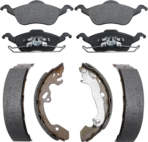 Miniatura 58 de Detroit Axle - Pastillas de Freno Delantero para Nissan Altima Maxima Sentra 350Z Cube Juke Versa INFINITI G20 G35 I30 I35 Suzuki SX4, Pastillas