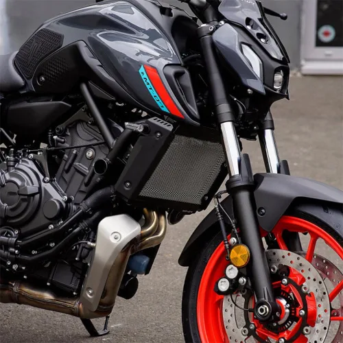 Miniatura 5 de Accesorios de motocicleta Cubiertas laterales de radiador Protector de rejilla de radiador para MT 07 MT07 FZ 07 FZ07 2018 2019 2020 2021