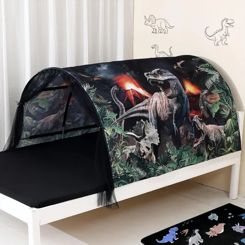 Miniatura 10 de Tienda de campaña para niños Lucky castle Bed Tent plegable casa de juegos para niños, tiendas de campaña para niñas y niños, toldo para dormir