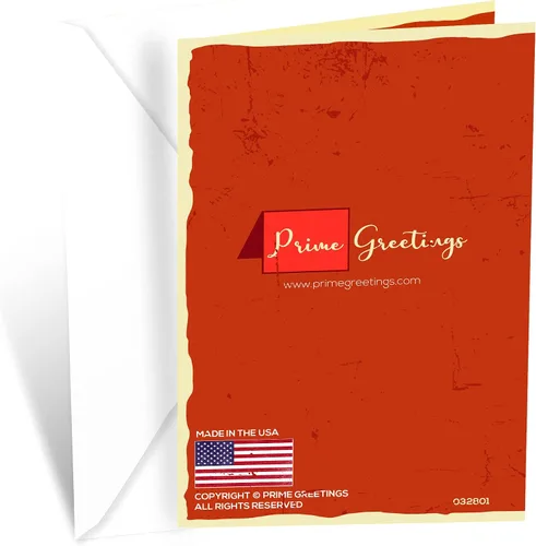 Miniatura 4 de Prime Greetings Tarjeta de cumpleaños para abuelo (abuelo), hecha en Estados Unidos, ecológica, tarjeta gruesa con sobre de alta calidad de 5 x 7.75