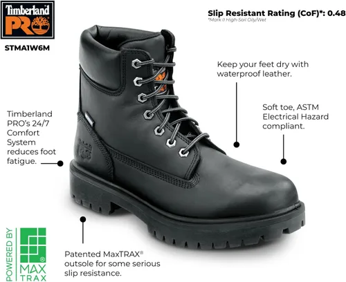 Miniatura 7 de Timberland PRO Direct Attach - Puntera suave aislada impermeable para hombre, 6.0 in