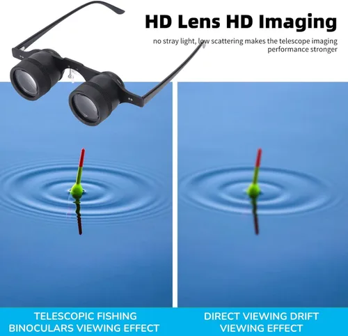 Miniatura 4 de Yoidesu Prismáticos profesionales 10X HD para pesca, observación de aves, deportes, conciertos, teatro, telescopio portátil, lentes de ópera con 2