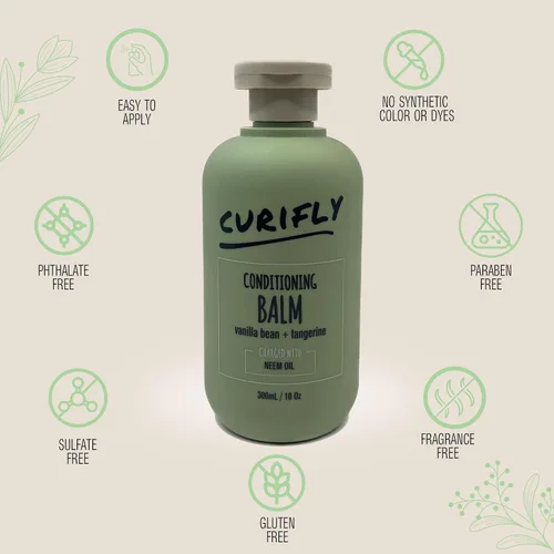 Miniatura 4 de Bálsamo acondicionador, bálsamo para el cabello con aceite de neem, hidratante para el cabello seco y dañado, sin parabenos y anticaspa para cabello