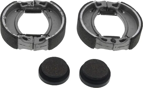 Zapatas de freno delanteras y traseras de repuesto OEM Race Driven y pastillas de freno para Yamaha Moto 4