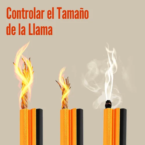 Miniatura 4 de Herramienta de supervivencia de arranque de fuego – Kit todo en uno de pedernal y acero – Encendedor de fuego con barra de ferrocerio con mecha