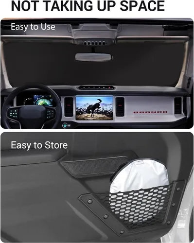 Miniatura 144 de Proadsy Parasol plegable para parabrisas delantero 2026, ajuste personalizado, accesorios para CRV SUV LX EX EX-L EX-L Navi Touring 2017-2022