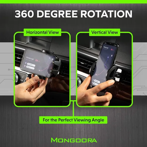 Miniatura 5 de Soporte de teléfono para ventilación de aire, soporte universal para teléfono celular con bloqueo para cualquier teléfono inteligente, iPhone
