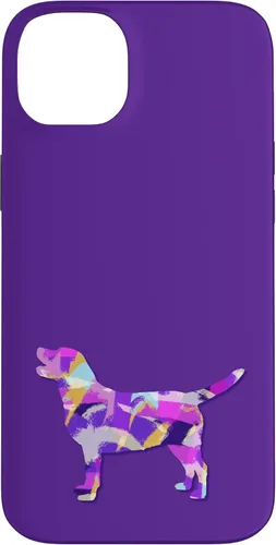 Miniatura 15 de Labrador Retriever Dog Silhouette Purple Pink Yellow Blue Case for iPhone 17