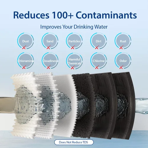Miniatura 4 de Sistema de Filtración de Agua iSpring US31 para Beber, Certificado NSF, Filtros de Agua de 3 Etapas, Sin Tanque, Sistema de Filtro de Agua de Alta
